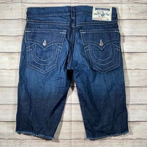 True Religion cut-off shorts men’s size 33